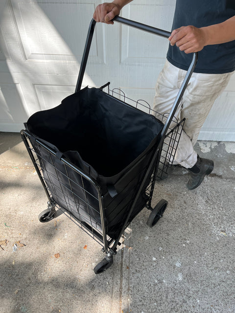 Foldable Cart For Laundry Or Groceries