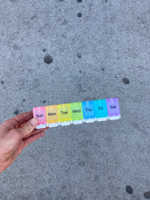Colorful Pill Organizer
