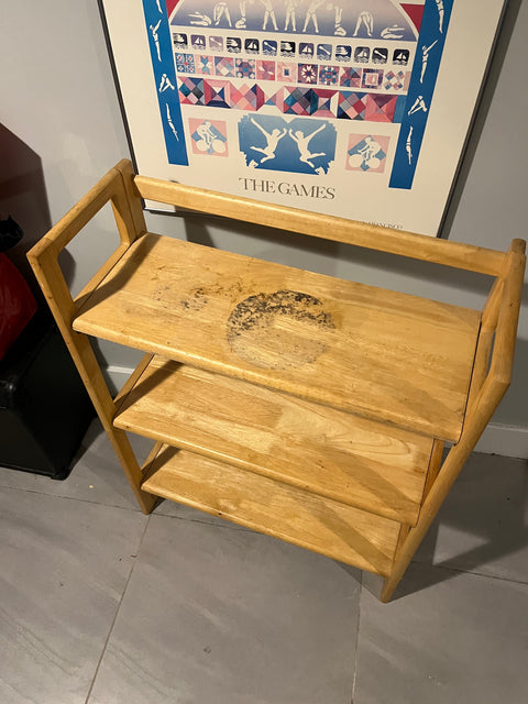 3-Tier Kitchen Storage Rack With Removable Top Tray, W28xD12xH40"