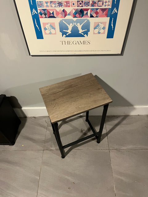 Modern Barstool Or Side Table, W16xD12xH25"