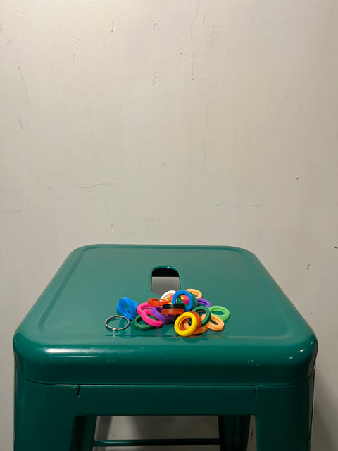 Colourful key covers