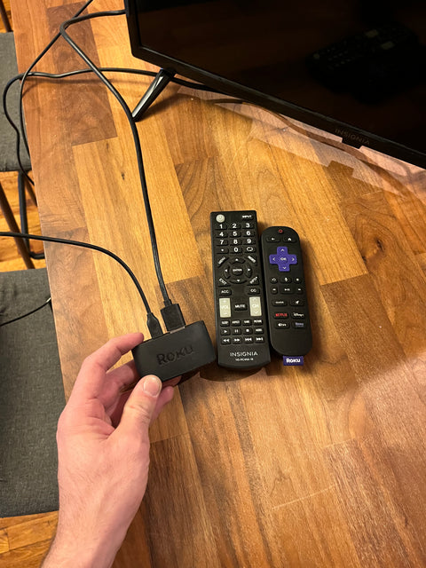 Insignia 24"  720p LED TV (NS-24D310NA21) With Roku Stick & Remote