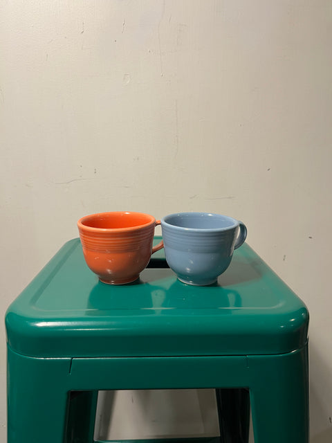 Two small coffee mugs
