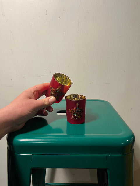 Two Votive Candle Holders