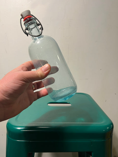 Vintage Glass Anchor Bottle