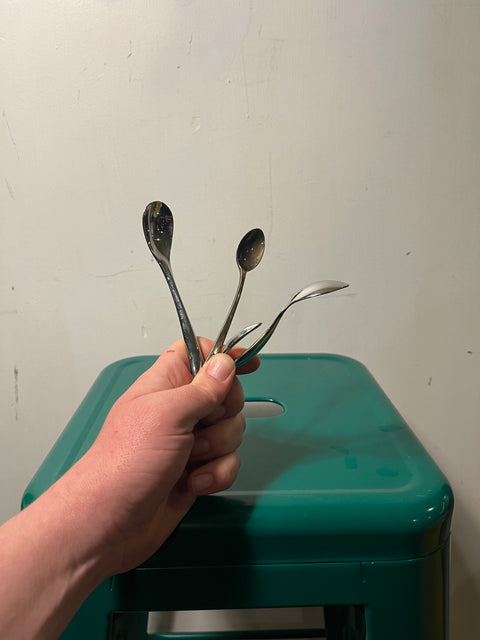 Three Odd Shaped Spoons