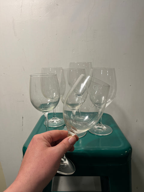Set of wine glasses