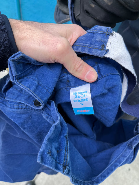 Pionier Denim Overalls, Size 52