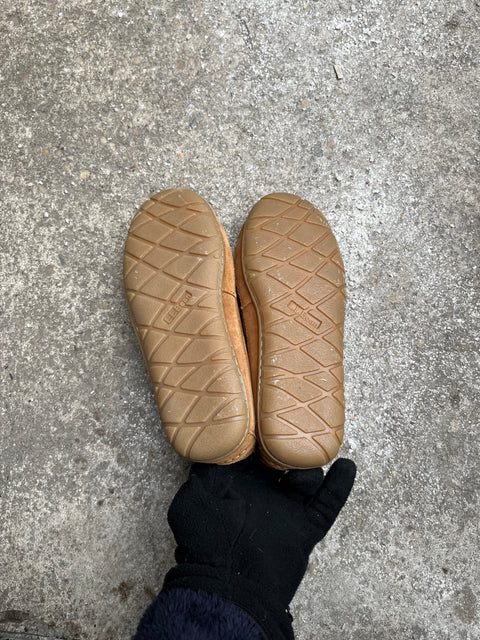 Cozy L.L. Bean Suede Slippers, Size 10 US W