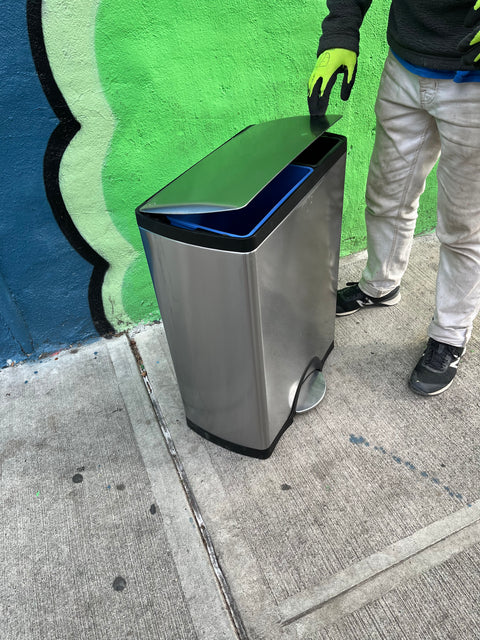 simplehuman Dual Compartment 46L Step Trash Can (& Bags!)
