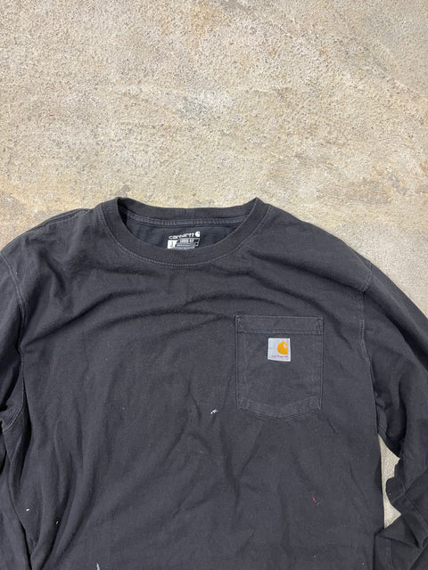 Well Loved Carhartt Long Sleeve Shirt, Size L