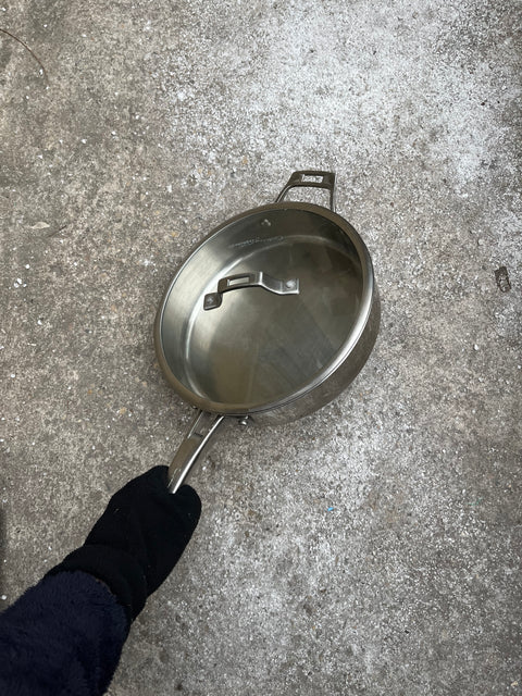 Stainless Steel 3Qt Calphalon Pan with Lid