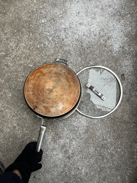 Stainless Steel 3Qt Calphalon Pan with Lid