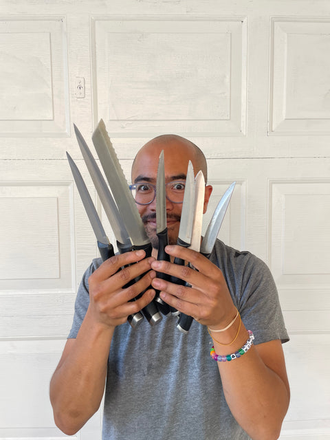 J.A. Henckels Stainless Steel Knife Set