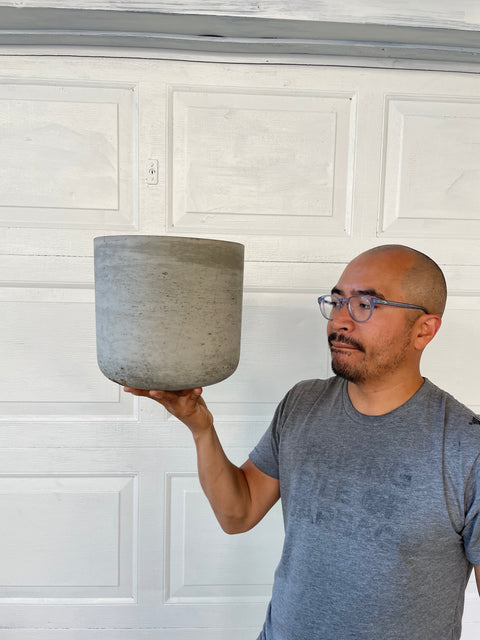 CB2 Large Concrete Plant Pot