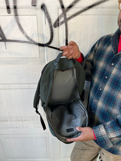 Away Olive Green Backpack