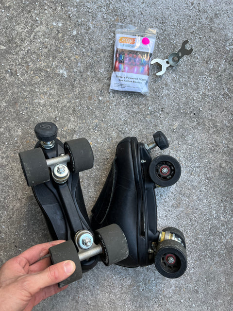 Riedell Roller Skates Size US 9M with LED Lights To Go To Xanadu