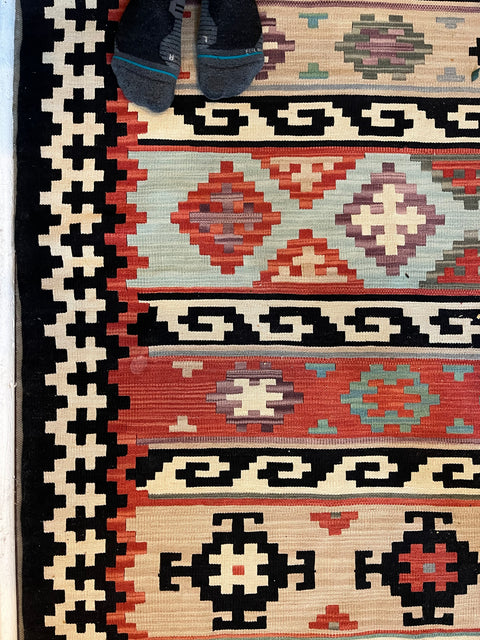 Giant Colorful Patterned Area Rug, 8x10ft
