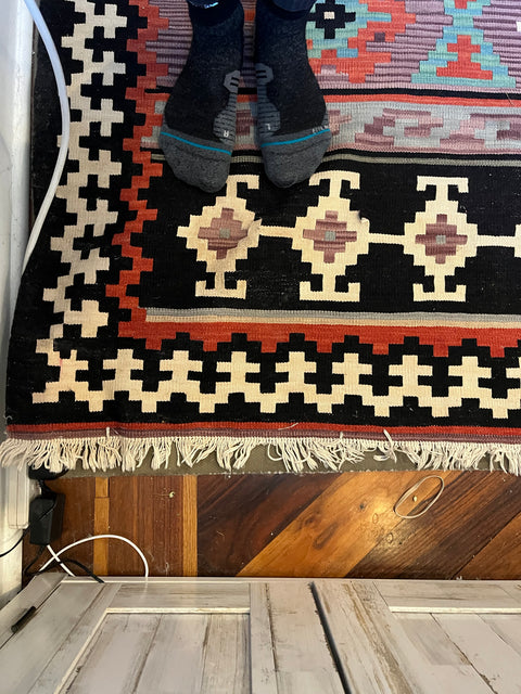 Giant Colorful Patterned Area Rug, 8x10ft