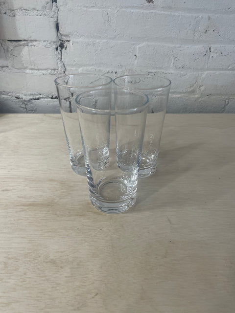 3 Tall Elegant Glasses