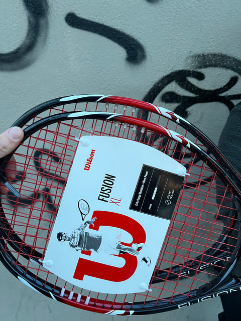 Two Wilson Fusion XL Tennis Rackets