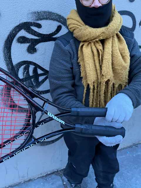 Two Wilson Fusion XL Tennis Rackets