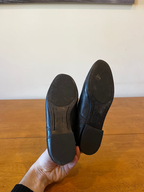Frye Terri Leather Slip-On Loafers, Size US 5.5 W