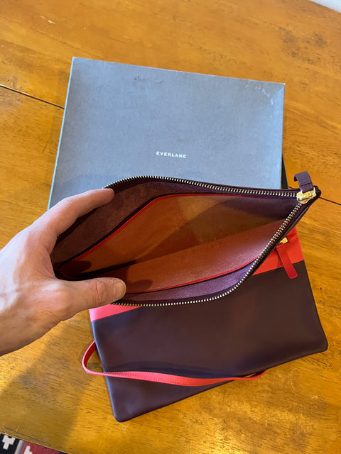Like New Everlane The Foldover Crossbody Leather Bag