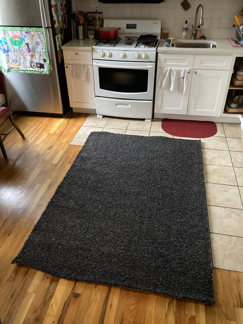 IKEA Alhede Dark Gray Rug