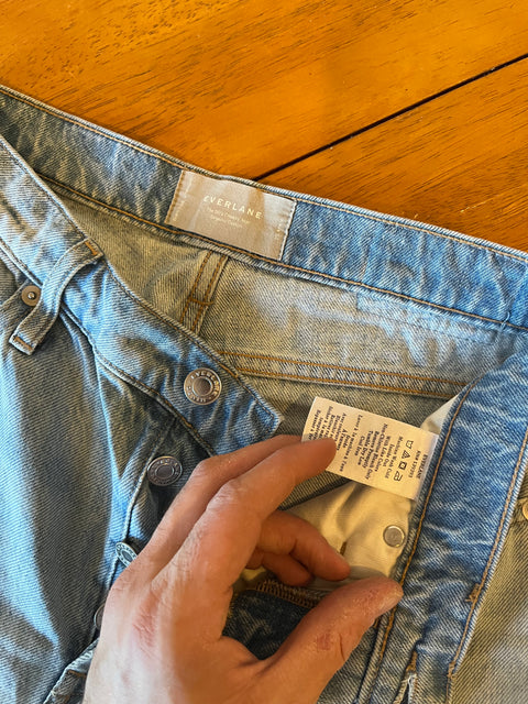 Everlane The '90s Cheeky Mended Jean, Size Women 25