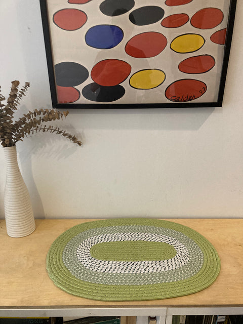 Green Round Area Rug