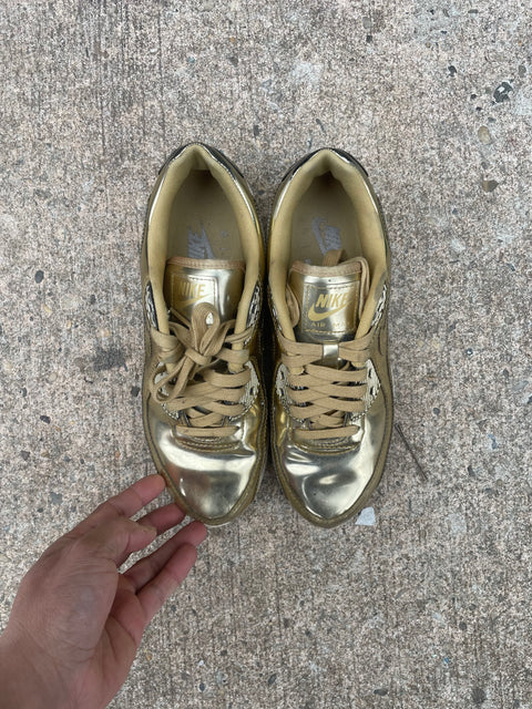 Air Max 90 'Metallic Gold', Sz 9w 39eu