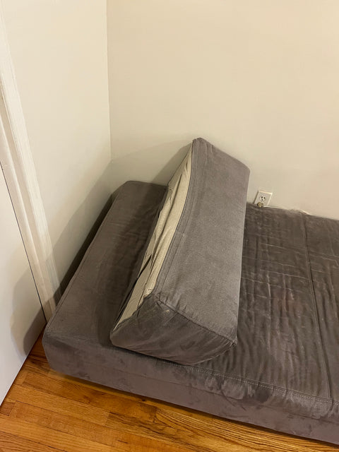 Comfy Sofa / Day Bed, L75xW38xH16" (Some Small Stains)
