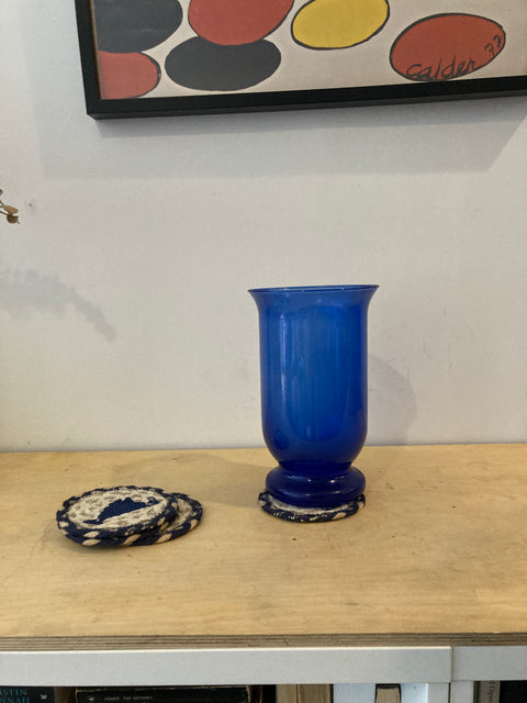 Large Blue Vase
