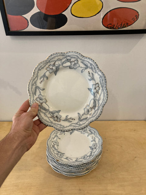 Set of 11 Vintage Plates