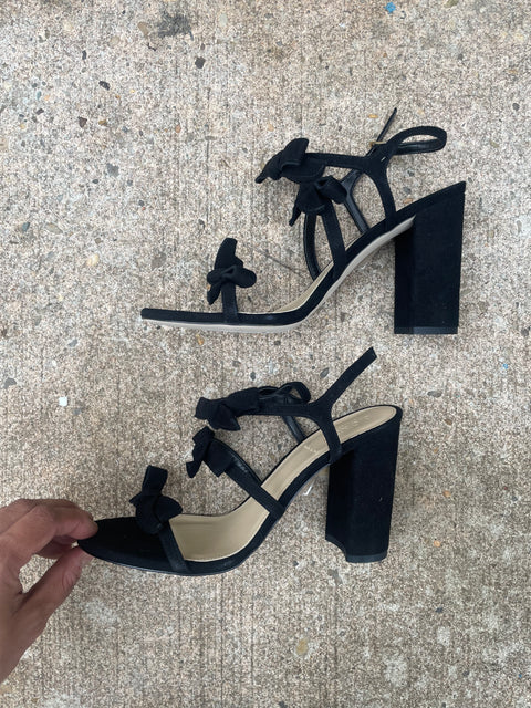 J.Crew Black Heels, Sz 8f