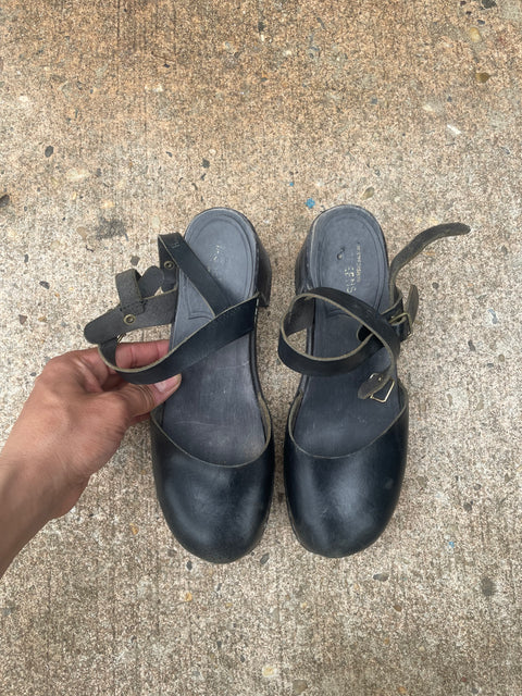 Swedish Black Clogs, Sz 37eu