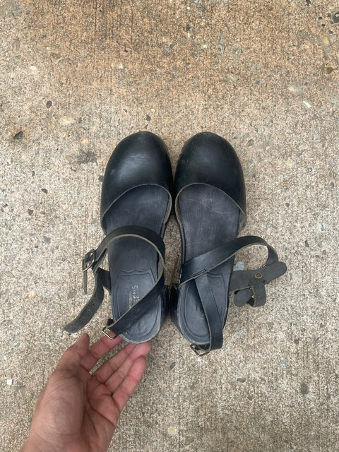Swedish Black Clogs, Sz 37eu