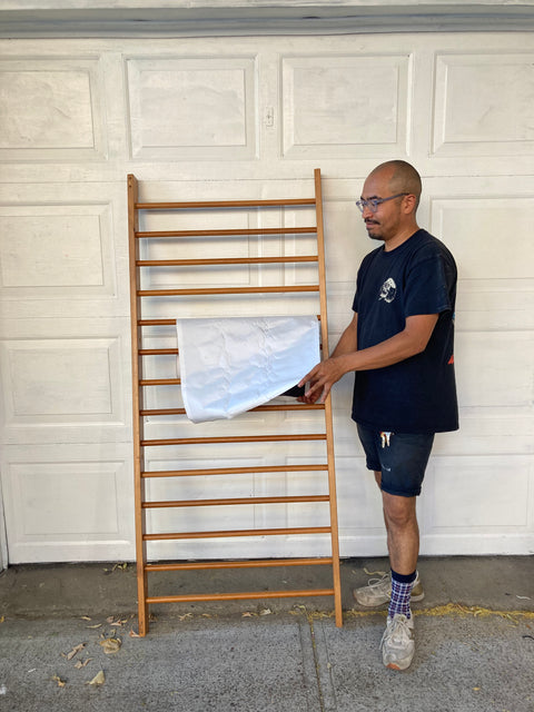 Decorative Wood Rack, 30x65"