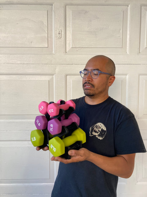 Set Of 6 Dumbbells