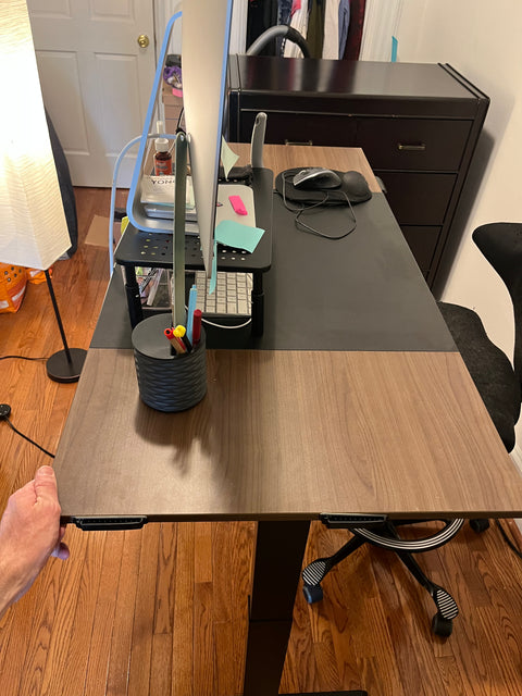 Electric Height & Width Adjustable Standing Desk, 48x24"