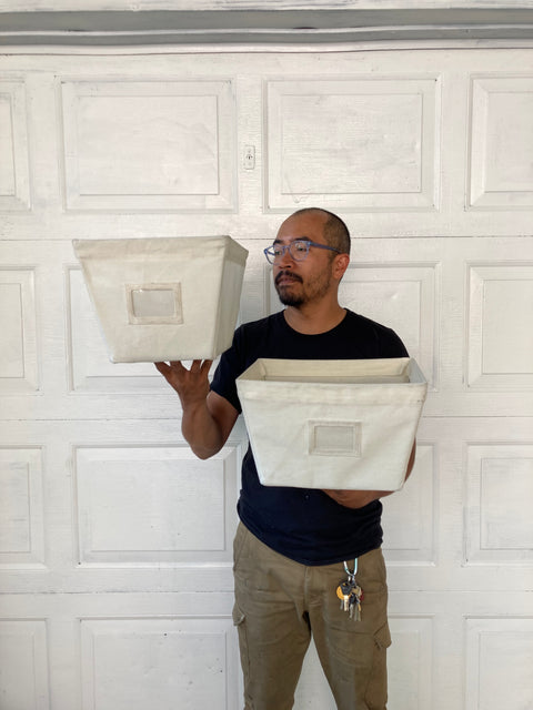 2 Fabric Storage Baskets