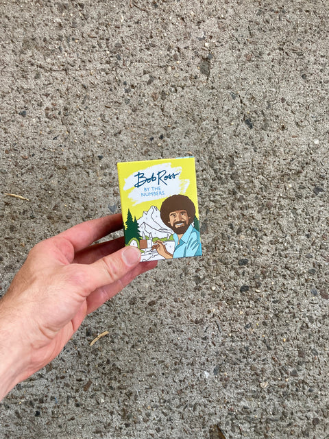 Bob Ross by the Numbers Mini Paint Set Kit