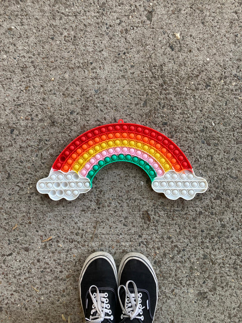 Rainbow Silicone Popper