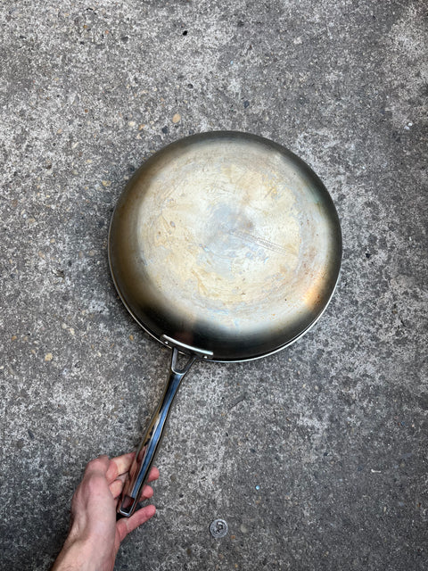 Tramontina Premium Stainless Steel Skillet, 12"