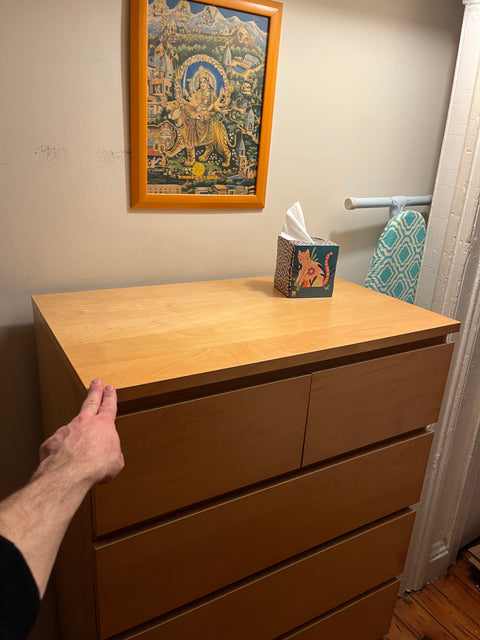 IKEA Malm 6-drawer Dresser (Heavy!), W32xD19xH48"