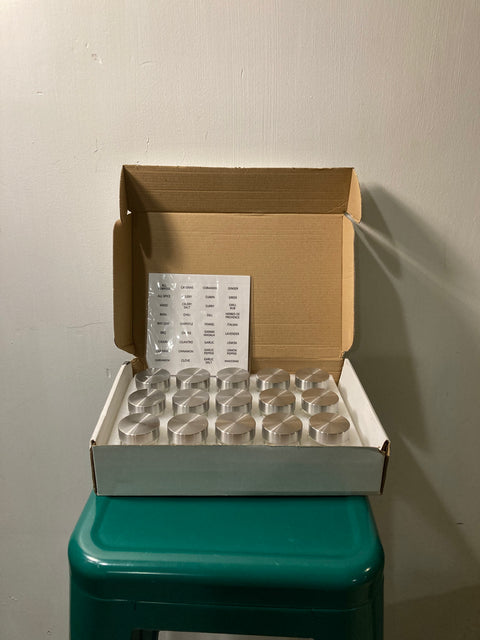 Set of 15 Spice Jars