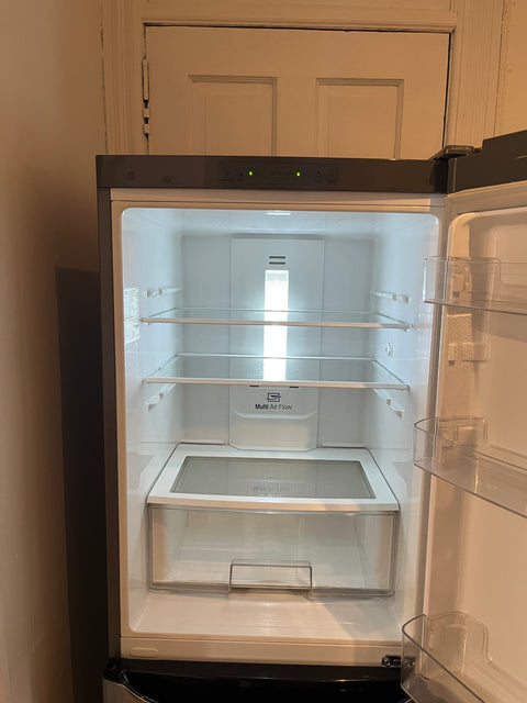 LG 24 Inch Counter Depth Bottom-Freezer Refrigerator, LBN10551PS