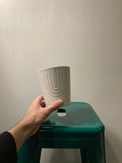 Small White Pot