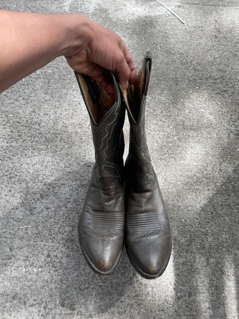 Vintage Cowboy Boots, Sz 8.5 US M or 41.5 EU